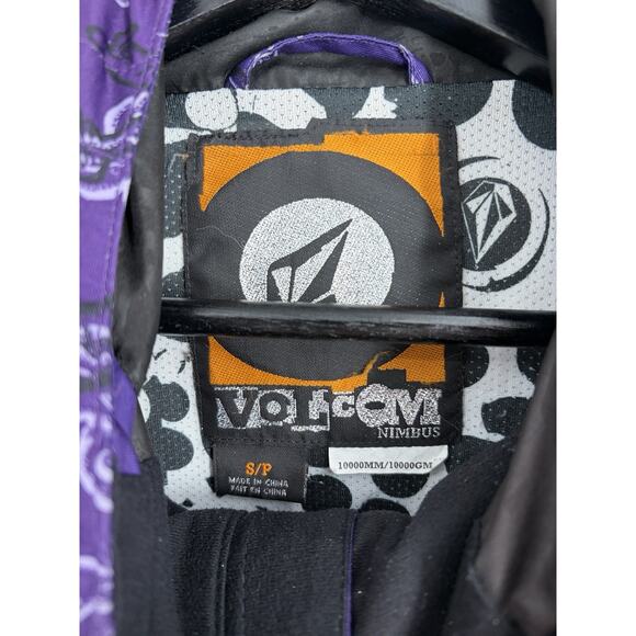 Y2K Volcom AOP Nimbus Ski Jacket Women’s Size Small Outdoor Casual - Picture 7 of 14